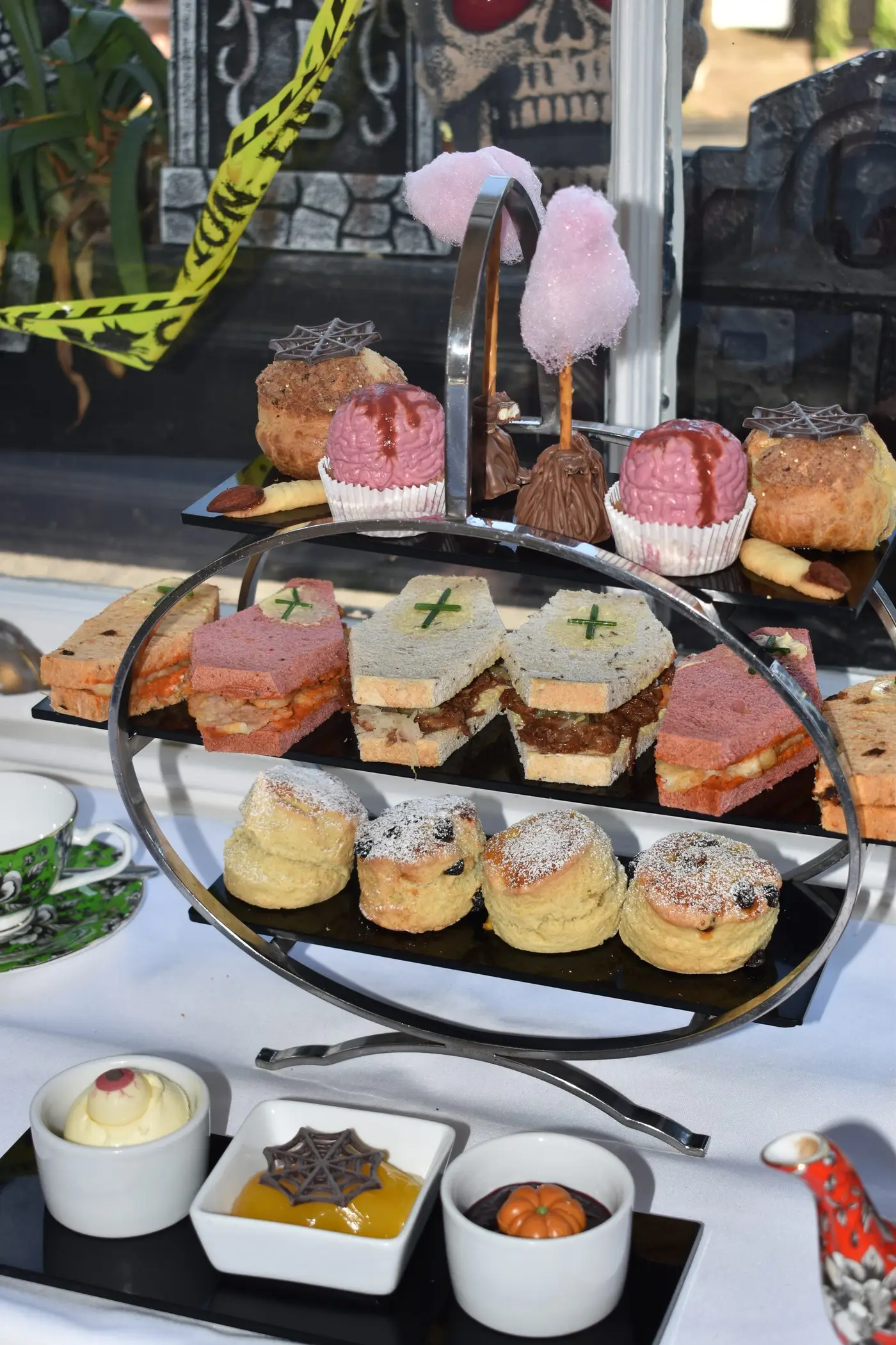 Halloween pastries and scones at Oatlands Park Hotel