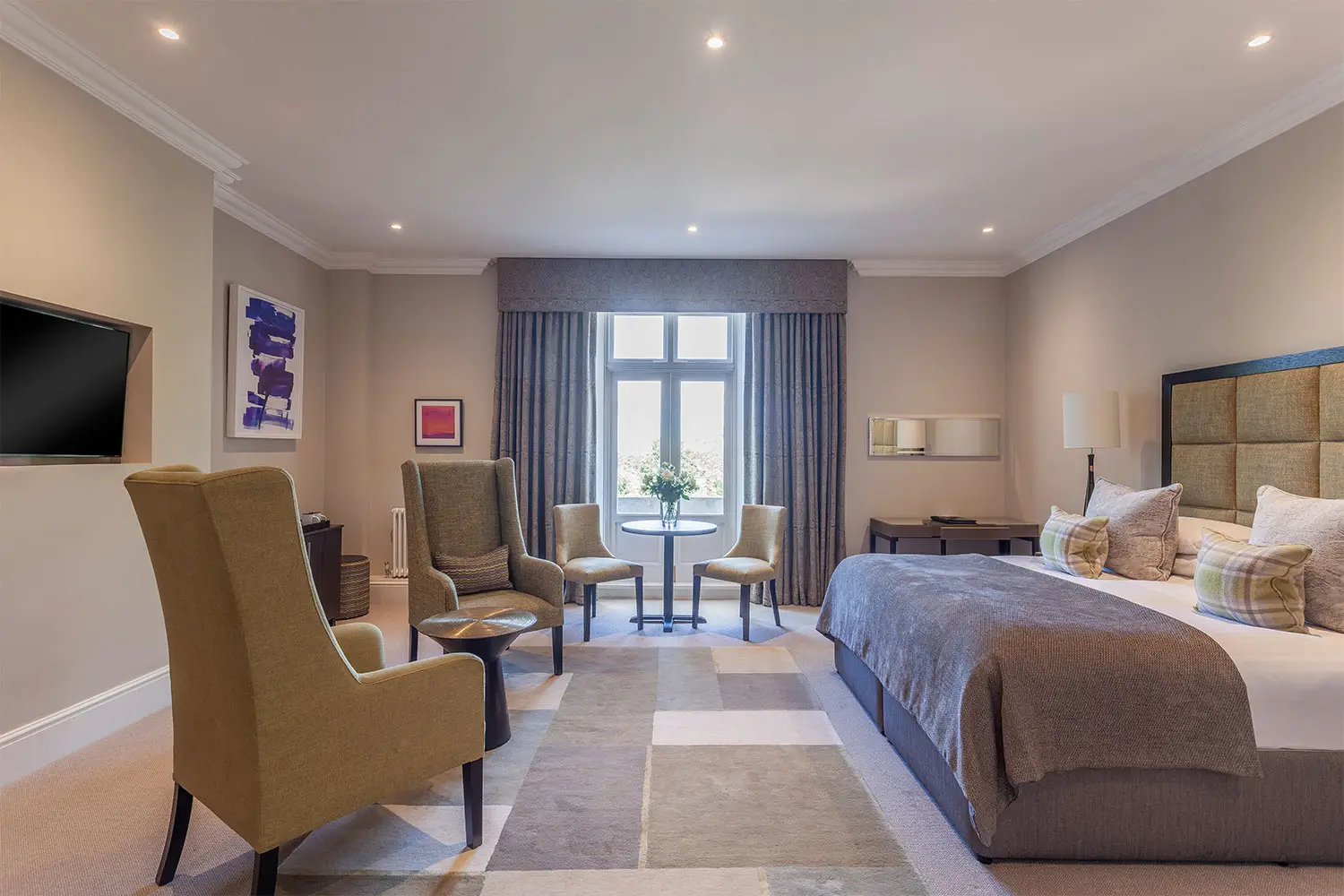 Bedroom at Oatlands Park Hotel